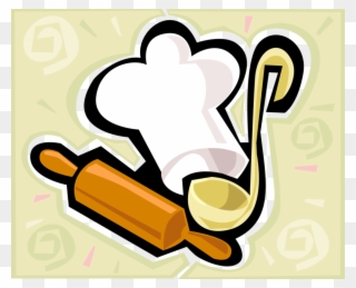 Vector Illustration Of Culinary Cuisine Chef's White - Chef Hat Clip Art - Png Download