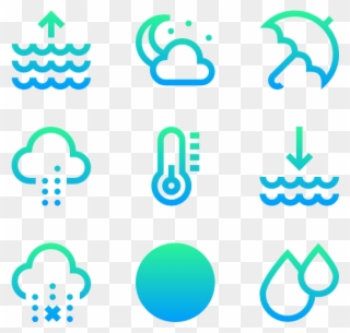 Weather - Temperature Icon Transparent Clipart