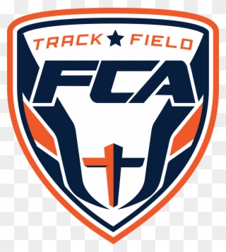 Blue Track And Field Symbol - Track And Field Athletics Clipart