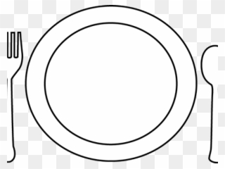Dinner Plate Clipart - Plate - Png Download