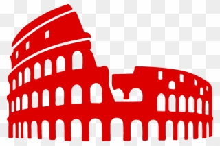Rome Colosseum Silhouette Clipart