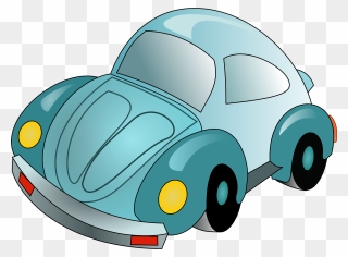 Volkswagen Beetle Cartoon Drawing - Fusca Azul Desenho Png Clipart
