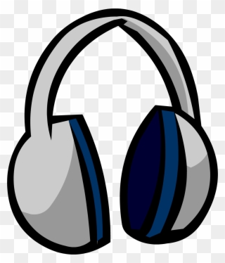Headphones Clipart Dj Headphone - Club Penguin Headphones - Png Download