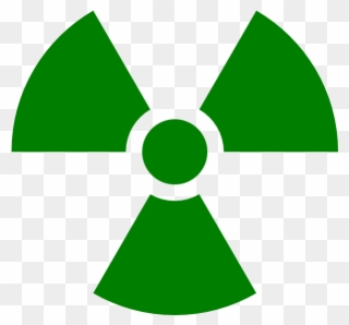 Radiation Symbol Green Clipart