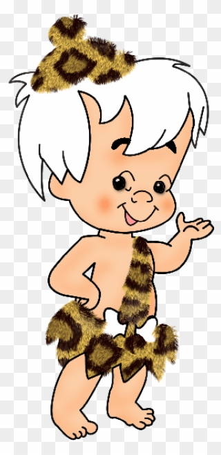 Flintstones Characters Cartoon Images - Pebbles And Bam Bam Svg Clipart