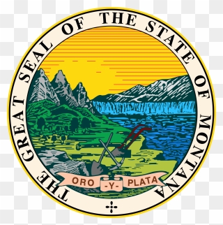 Montana State Seal - Montana Seal Png Clipart