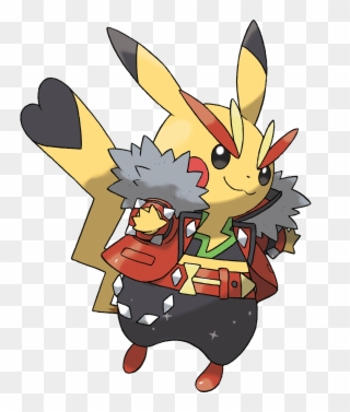 Pikachu Rock Star - Pokemon Rubi Omega Pikachu Clipart