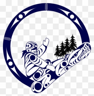 First Nations Snowboard Team Clipart