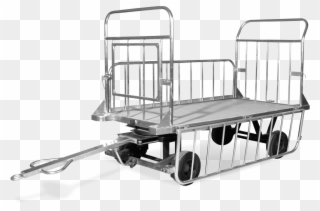 Drawing Benches Trolley - Baggage Cart Clipart