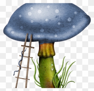 Gnome Clipart Alice In Wonderland Mushroom - Fairy Garden Transparent Background - Png Download