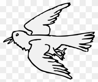 Raven Clipart Traceable - Clip Art - Png Download