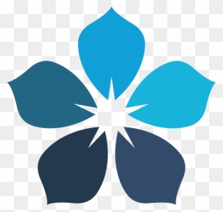 Screen And Game Recording And Live Streaming Software - Blue Flower Logo Png Clipart