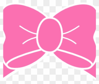 Pink Bow Clipart Hot Pink Bow Clip Art At Clker Vector - Bow Svg File - Png Download