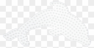 Pegboard - Dolphin - Hama 300 - Pin Plate: Dolphin, 15 X 8 Cm Toys/spielzeug Clipart