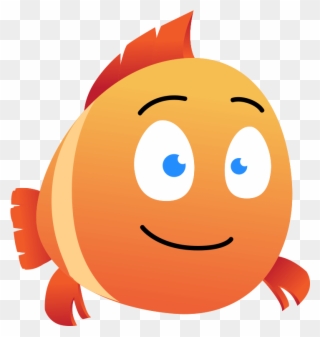 Happy Chubby Fish Character Animator Puppet - Fish Character Clipart
