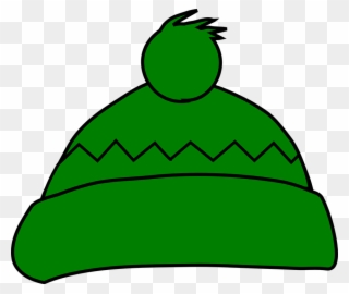 Cap Clipart Spring - Green Winter Hat Clipart - Png Download