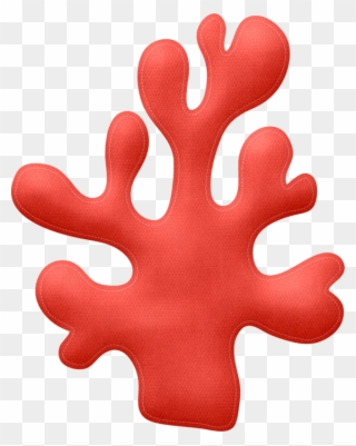 Red Coral - Plantas De Mar Animados Png Clipart