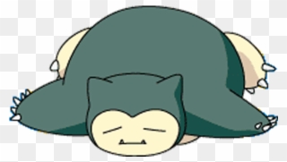 Snorlax Clipart - Snorlax Sleeping - Png Download
