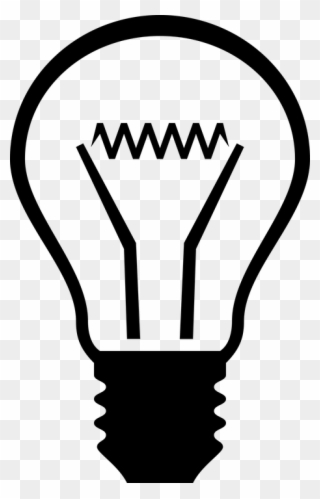 Bulb, Idea, Incandescent, Lamp, Light - Light Bulb Clip Art - Png Download