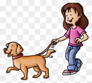 Pets Clipart Dog Walker - Dog Walking Clip Art - Png Download