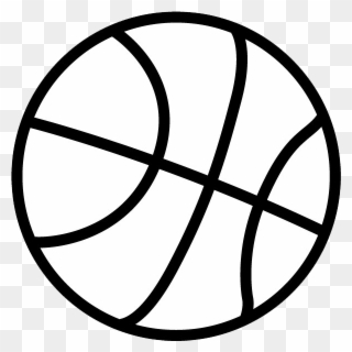 Basketball Vs - Clip Art Black And White Basketball - Png Download