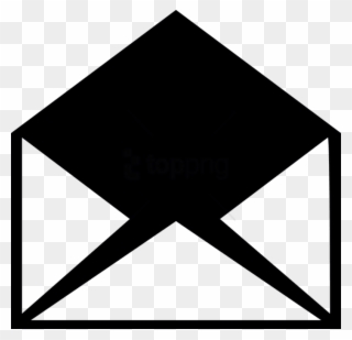Message Clipart Envelope Open - Sobre Abierto Png Transparent Png