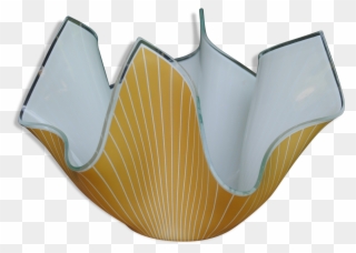 Chance Glass Vintage Handkerchief Vase - Handkerchief Clipart