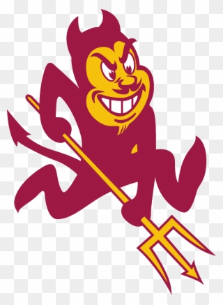 Sparky - Arizona State Sun Devils Logo Png Clipart