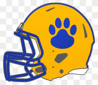 Quitman Panthers - Oak Grove Football Helmet Clipart