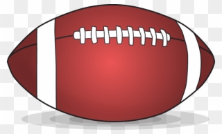 Red And White Stripes Png - Rugby Ball Cartoon Png Clipart