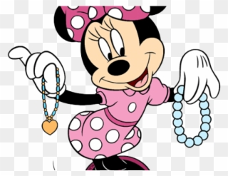 Necklace Clipart Pink Necklace - Animated Gif Minnie Mouse - Png Download