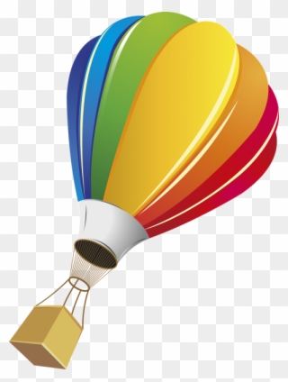 Air Balloon,yellow, - Globo Aerostatico De Colores Png Clipart