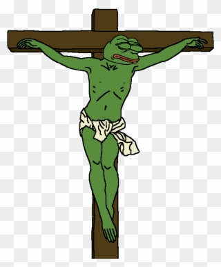 He Died On The Cross For Our - Pepe The Frog Jesus Clipart