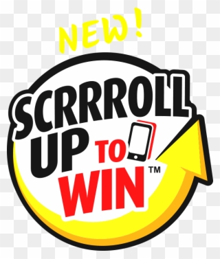New Scrrroll Up To Win® - Tim Hortons Roll Up The Rim 2018 Clipart
