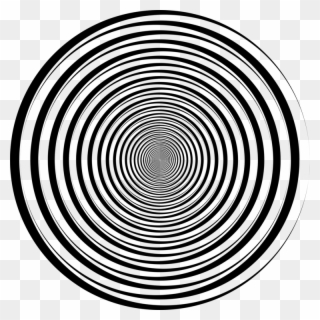 Spiral Uzumaki Black And White Circle - Junji Ito Spiral Gif Clipart