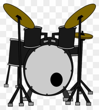 Download Novelty Drum Kit 12 Edible Stand Up Wafer - Clipart Drums - Png Download