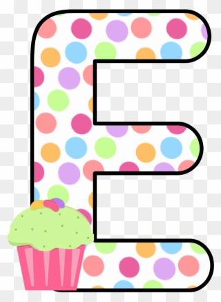 Ch B Alfabeto Cupcake De Kid Sparkz - Cupcake Alphabet Clipart
