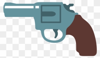 Clipart Library Library Svg Gun Pistol - Android Gun Emoji - Png Download