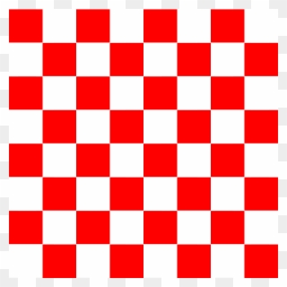 Red Checkered Clip Art - Chess Board Blue And White - Png Download