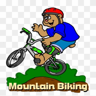 Free Bike Cartoon Download Free Clip Art Free Clip - Mountain Biking Cartoon - Png Download