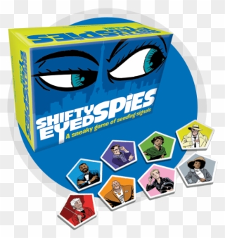 Shifty Eyed Spies - Shifty Eyed Spies Board Game Clipart