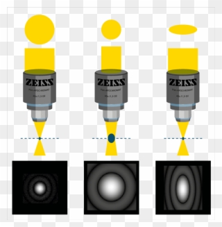 The Shape Of The Laser Beam, That Enters The Back Aperture - Objective Clipart