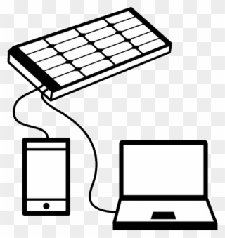 Solar Kits - Charge Laptop Icon Clipart