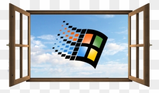 New Partnership With Windows On Windows - Introducing Microsoft Windows 98 Clipart