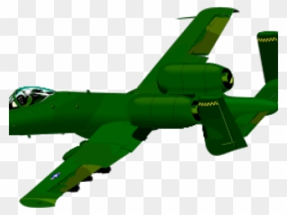 Air Force Clipart Transparent - Green Airplane - Png Download