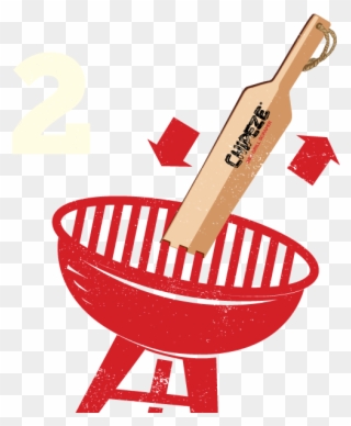 Slide Your Chipeze Wooden Bbq Scraper Back & Forth Clipart
