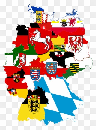 Open - Germany Subdivisions Flag And Map Throw Blanket Clipart
