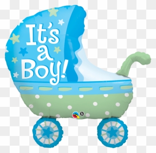 Zoom - Its A Boy Stroller Clipart