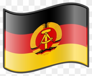 Nuvola East German Flag - East German Flag Clipart