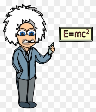 Scientist Equation Mathematician Human Behavior Science - Cartoon Drawing Of Mathematician Clipart
